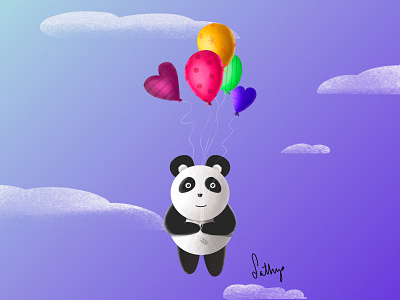 panda digitalart art