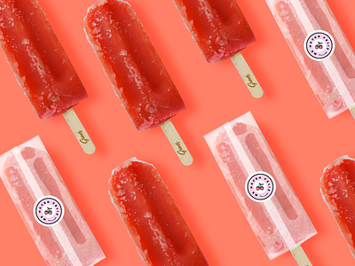 Gricas - Me hacen feliz brand brand design branding design dessert ice logo packaging popsicle yummy