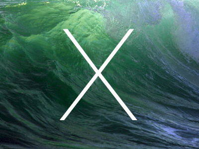 X apple colors design graphic green mac os typography wave wwdc
