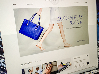 Shop Homepage blue design ecommerce minimal shop simple site typography website