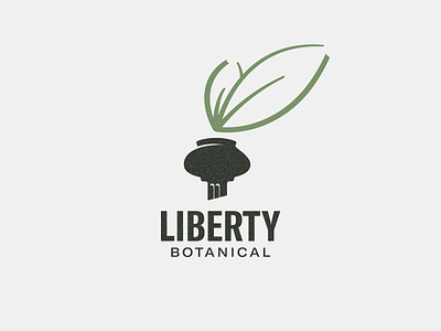 Liberty Botanical botanical branding garden green logo plants