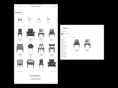 Sotheby's Marketplace - Search ecommerce editorial search search results typography website wireframe