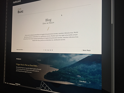 Blog article blog clean design image simple site type typography ui ux website