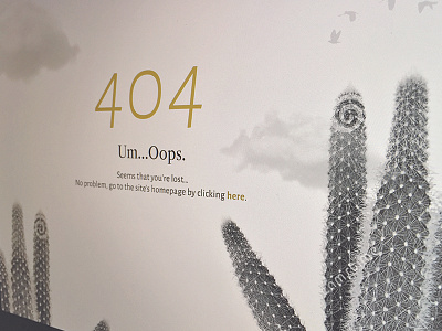 404 Page 404 design designing error typography ui web website