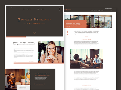 UI design for law firm