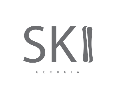 Logo for a Ski Resort Blog in Georgia