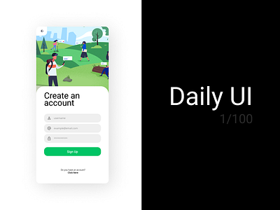 Daily UI #001 • Sign Up