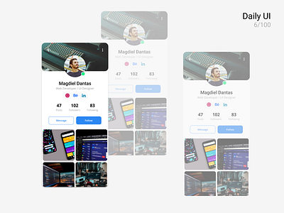 Daily UI #006 • Profile User