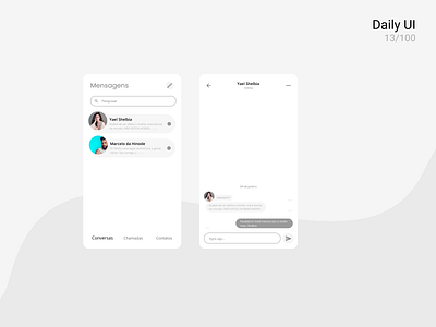 Daily UI #013 • Direct Messaging