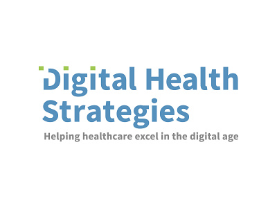 Digital Health Strategies branding logo typography wordmark