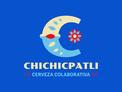 Chichicpatli beer beer logo flower flower logo logo