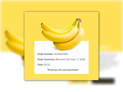 Banana Email 100daysofui banana illustrator ui