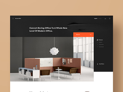 Furniture Website Design | WIP architecture branding debut design first shot flat metro typography ui ux web