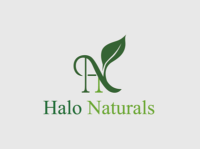 Hello Natural logo branding design flat illustration logo logodesign logos minimalist logo redesign typography