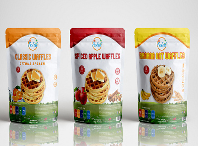 Spiced Apple Waffles Pouch design pouch bag design