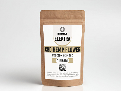 CBD HEMP FLOWER POUCH PACKAGING DESING