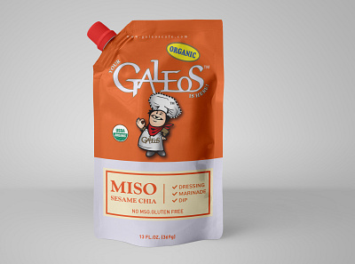 MISO SESAME CHIA POUCH PACKAGING DESIGN pouch bag design