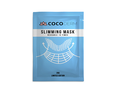SLIMMING MASK POUCH PACKAGING DESIGN pouch bag design