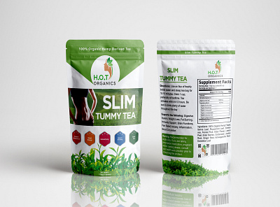 SLIM TUMMY TEA POUCH DESIGN tea pouch packaging