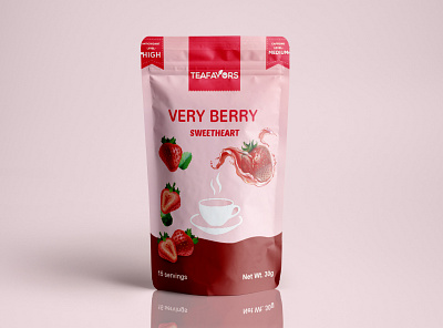 VERY BERRY SWEETHEART POUCH PACKAGING pouch bag design