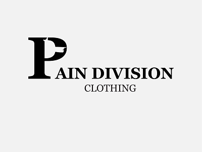 Pain Disision clothing logo branding design illustration logo logodesign logos minimalist logo minimalist logo design redesign typography