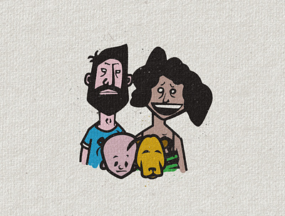 Family Portrait design family family portrait illustration illustrator photoshop truegrit truegrittexturesupply vector vectorart vectors