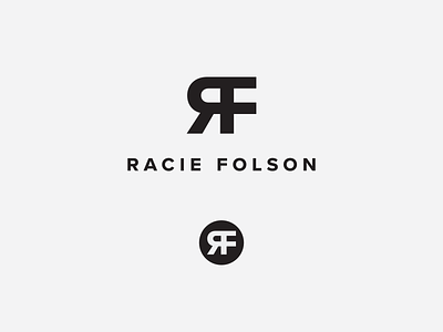 RF design elegant graphic design graphic design logo logo logo design monogram design racie folson rf rf logo rf monogram simple typography vector