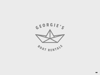 Daily Logo Challenge 23/50: Boat Logo affinity designer boat boat logo dailylogochallange design georgie logo logo design vector