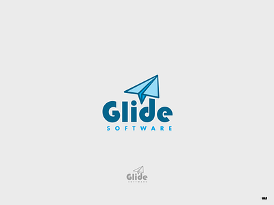 Daily Logo Challenge 26/50: Paper Plane affinity designer dailylogochallange design glide logo logo design paper airplane vector