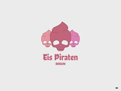 Daily Logo Challenge 27/50: Ice Cream Pirates affinity designer berlin dailylogochallange design eis piraten ice cream illustration logo logo design vector