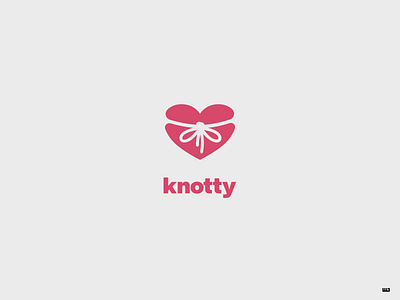 Daily Logo Challenge 41/50: Dating app affinity designer dailylogochallange dating design heart knot logo logo design vector