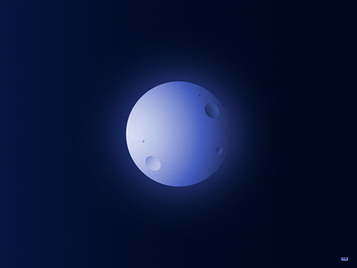 Blue Moon affinity designer blue blue moon design moon vector