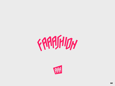 Faaashion dailylogochallenge design faaashion fashion letter lettering logo logo design logocore typography vector
