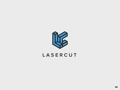 LaserCut 3d cnc dailylogochallenge design isometric isometric design lasercut logo logo design logocore typography vector