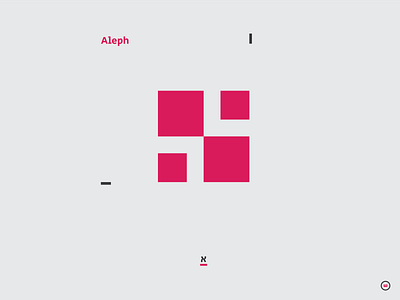 Aleph abstract aleph bold boxy design geometric graphicdesign hebrew letters sharp type type design typography typography poster