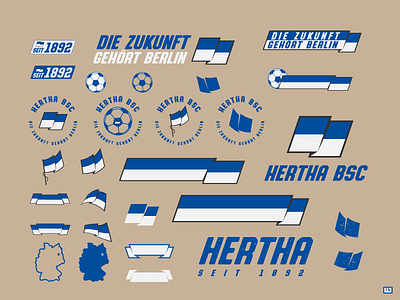 Hertha BSC Branding Elements