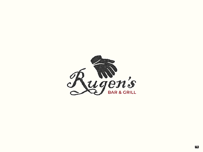 Rugen's Bar & Grill bar logo dailylogochallenge design grill logo illustration logo logo design logo design concept logo designs movie movie logo princess bride rugen six fingered man six fingers vector warmup