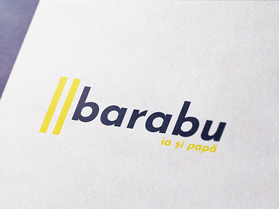 Barabu - Logo barabu fries logo logo design minimalist vector