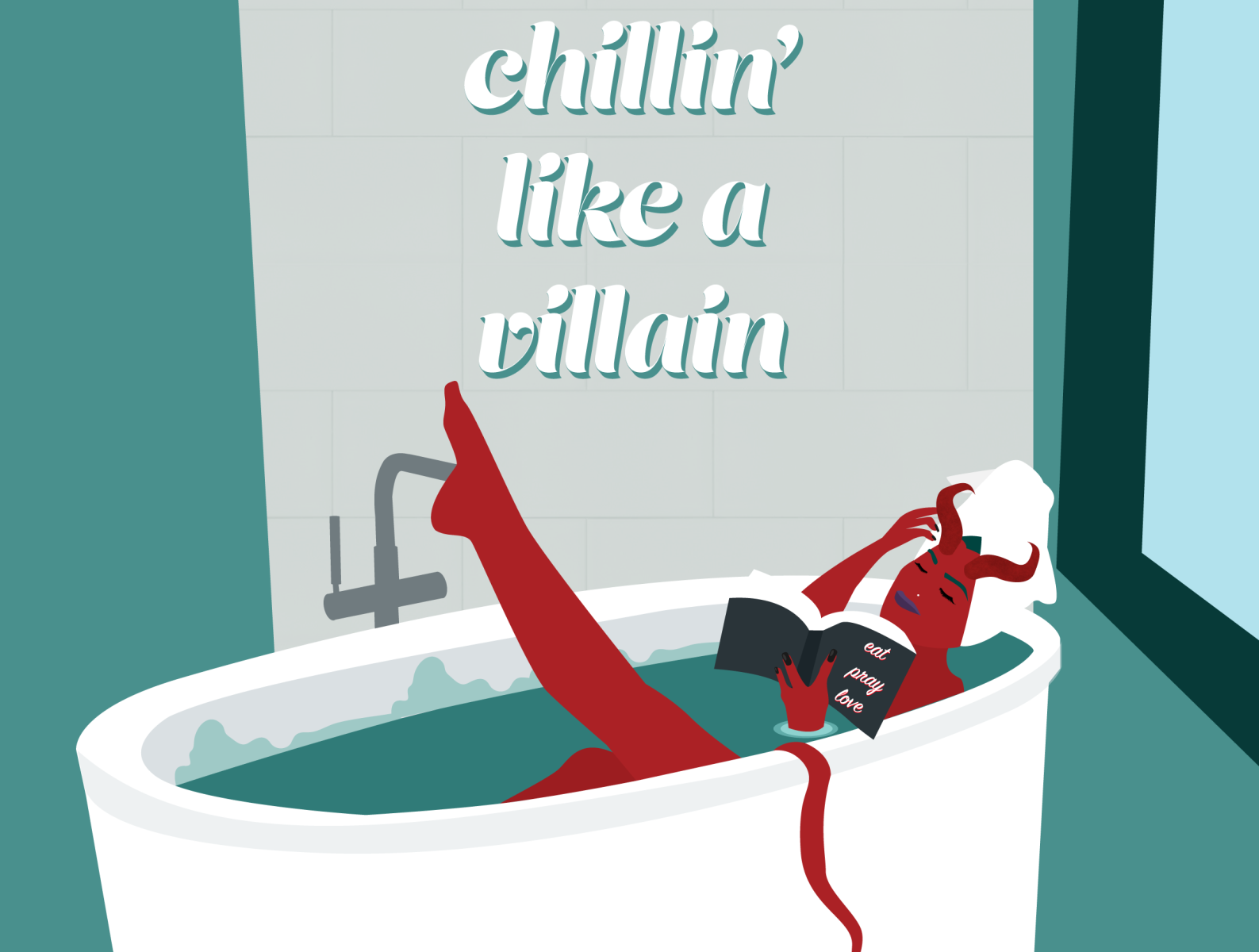 Chillin' Like a Villain by Paige Clark on Dribbble
