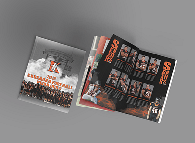 Kaukauna Football 2019 Media Guide athletics branding design football graphic design