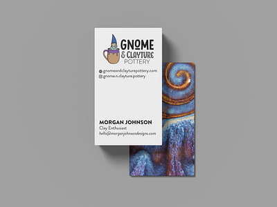 Gnome & Clayture Pottery Logo and Business Card art branding design graphic design logo