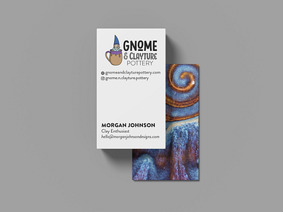 Gnome & Clayture Pottery Logo and Business Card