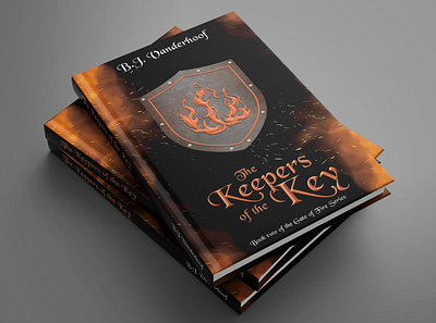 The Keepers of the Key book cover branding design graphic design illustration