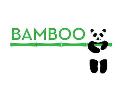 Bamboo branding design logo