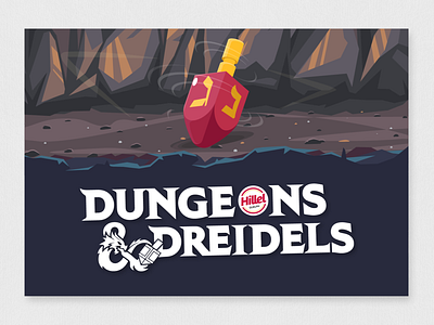 Dungeons & Dreidels design typography