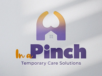 In a Pinch Logo branding design logo