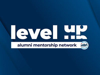 Level Up Alumni Mentorship Program branding design minimal