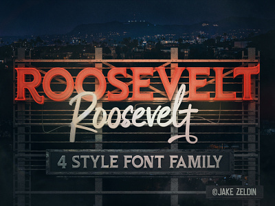 Roosevelt - Vintage 4 Font Family