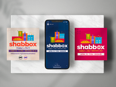 Shabbox - Shabbat in a Box branding design typography