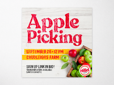 Apple Picking Event Banner